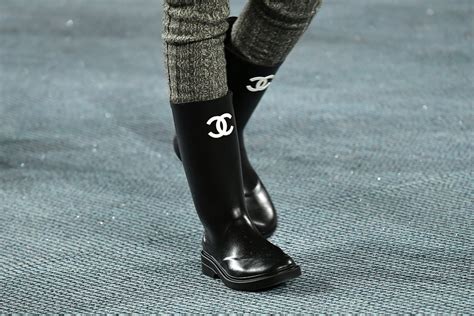 chanel white boots 2022|rubber chanel boots 2021.